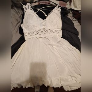 Rue21 White Lace Mini Dress